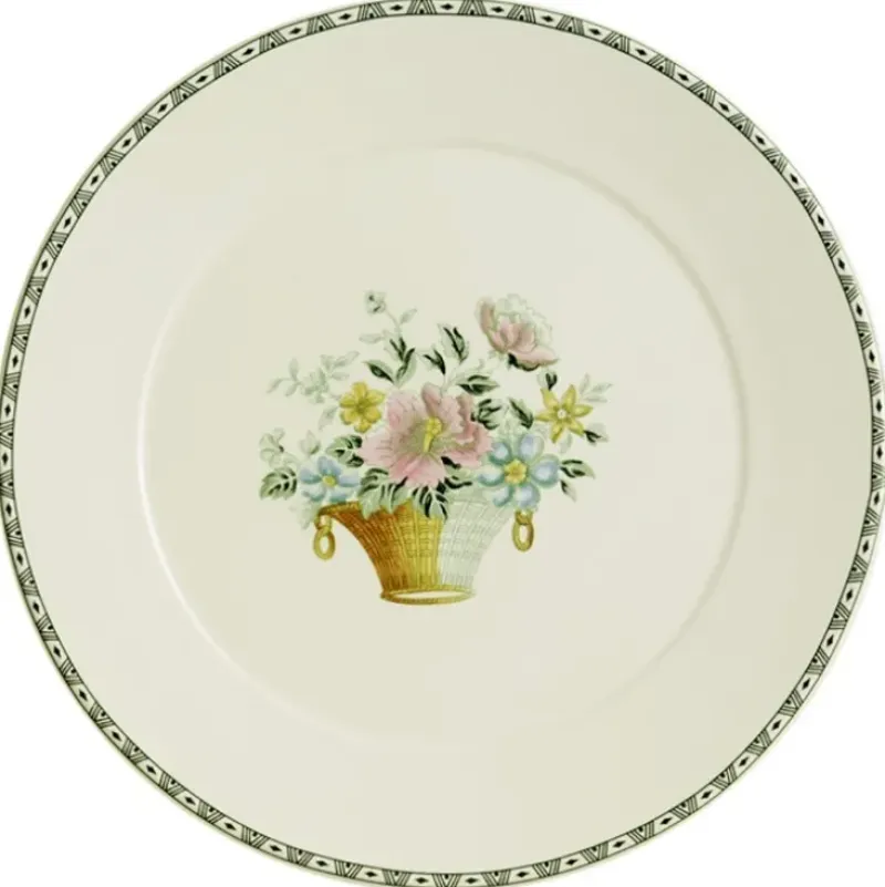 La Cartuja de Sevilla Bajo-plato colección Canasto Floral > Platos