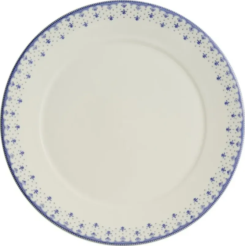 La Cartuja de Sevilla Bajo-plato colección Flor de Lis Azul > Platos