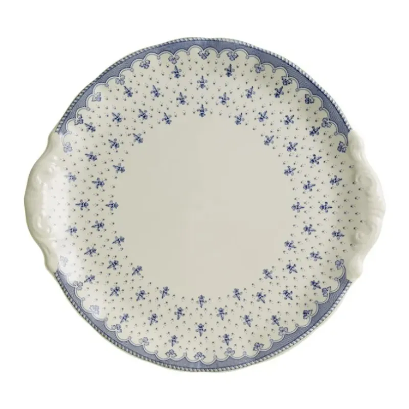 La Cartuja de Sevilla Bandeja de pastas colección Flor de Lis Azul > Bandejas De Pastas