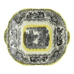 La Cartuja de Sevilla Bandeja de pastas colección Negro Vistas Yellow by Aaron Stewart > Bandejas De Pastas