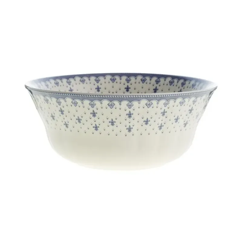 La Cartuja de Sevilla Bol clásico colección Flor de Lis Azul tamaño grande > Boles Y Tazas De Consomé