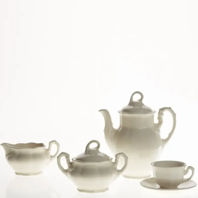 La Cartuja de Sevilla Juego de café de 27 piezas colección Aurora Blanca > Juegos De Café