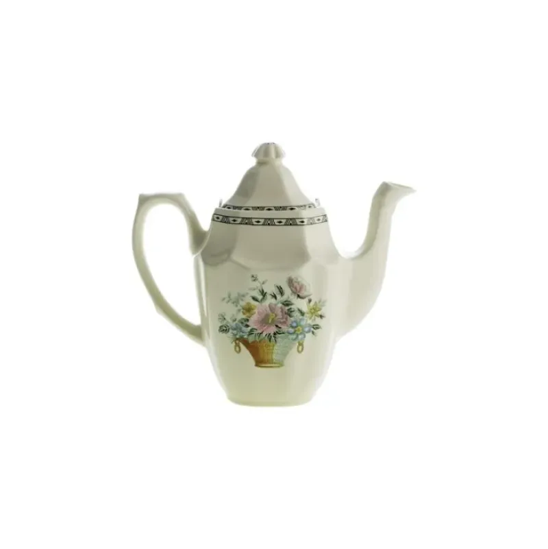 La Cartuja de Sevilla Juego de café de 27 piezas colección Canasto Floral > Juegos De Café
