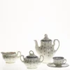 La Cartuja de Sevilla Juego de café de 15 piezas colección Flor de Lis Azul > Juegos De Café