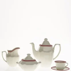 La Cartuja de Sevilla Juego de café de 15 piezas colección Basic Line Red > Juegos De Café