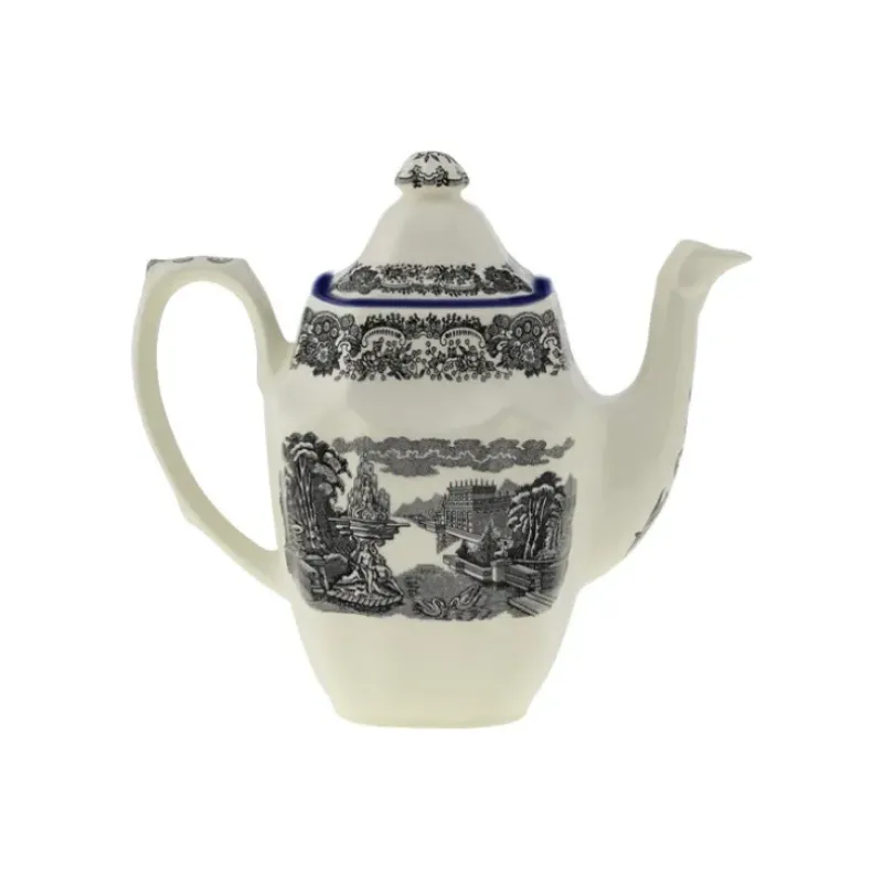 La Cartuja de Sevilla Juego de café de 27 piezas colección Negro Vistas Blue by Aaron Stewart > Juegos De Café