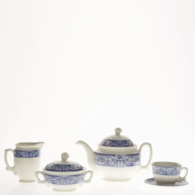 La Cartuja de Sevilla Juego de té de 15 piezas colección 150 Aniversario > Juegos De Té