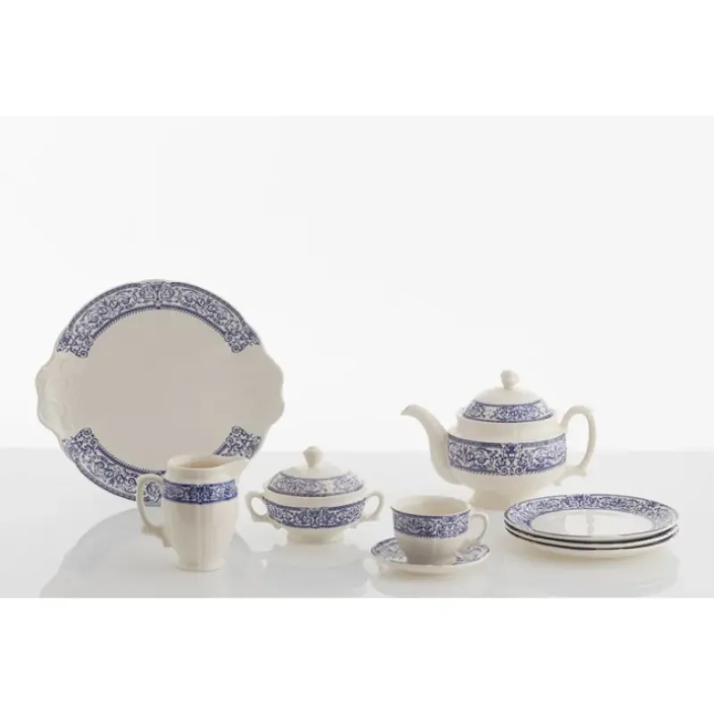 La Cartuja de Sevilla Juego de té de 40 piezas colección 150 Aniversario > Juegos De Té