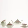 La Cartuja de Sevilla Juego de té de 15 piezas colección Basic Line Red > Juegos De Té