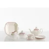 La Cartuja de Sevilla Juego de té de 40 piezas colección Basic Line Red > Juegos De Té
