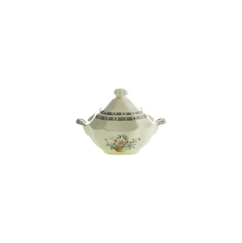 La Cartuja de Sevilla Juego de té de 15 piezas colección Canasto Floral > Juegos De Té