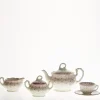 La Cartuja de Sevilla Juego de té de 15 piezas colección Flor de Lis Rosa > Juegos De Té