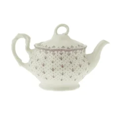 La Cartuja de Sevilla Juego de té de 15 piezas colección Flor de Lis Rosa > Juegos De Té