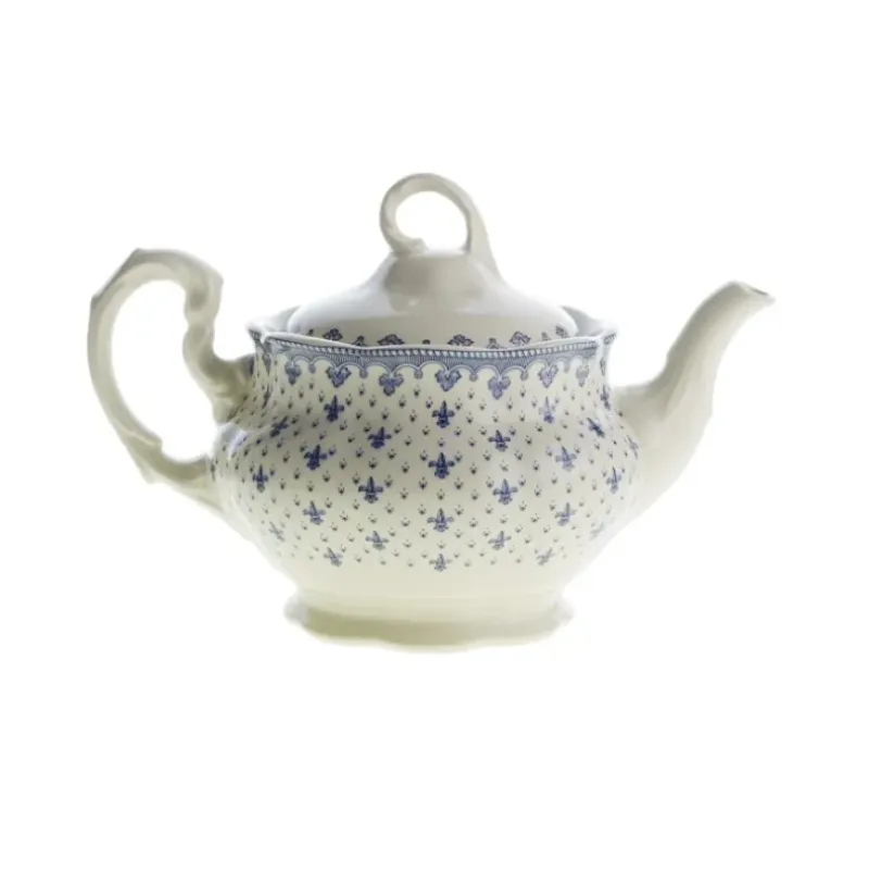 La Cartuja de Sevilla Juego de té de 15 piezas colección Flor de Lis Azul > Juegos De Té