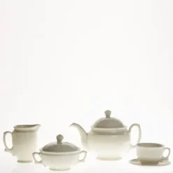 La Cartuja de Sevilla Juego de té de 15 piezas colección Imperio Blanca > Juegos De Té