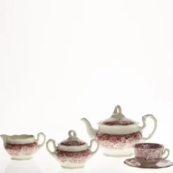 La Cartuja de Sevilla Juego de té de 15 piezas colección 202 Rosa > Juegos De Té