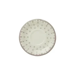 La Cartuja de Sevilla Platillo de té colección Flor de Lis Rosa > Platos