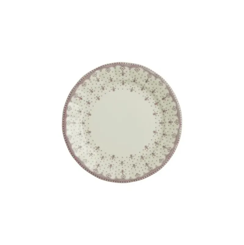 La Cartuja de Sevilla Plato de pastas colección Flor de Lis Rosa > Platos