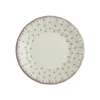 La Cartuja de Sevilla Plato de postre colección Flor de Lis Rosa > Platos