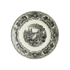 La Cartuja de Sevilla Plato de postre colección Negro Vistas > Platos