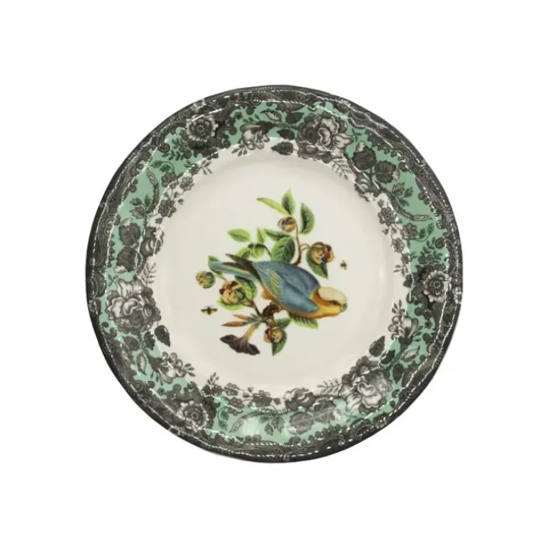 La Cartuja de Sevilla Plato de postre colección Oaxaca de color azul turquesa > Platos