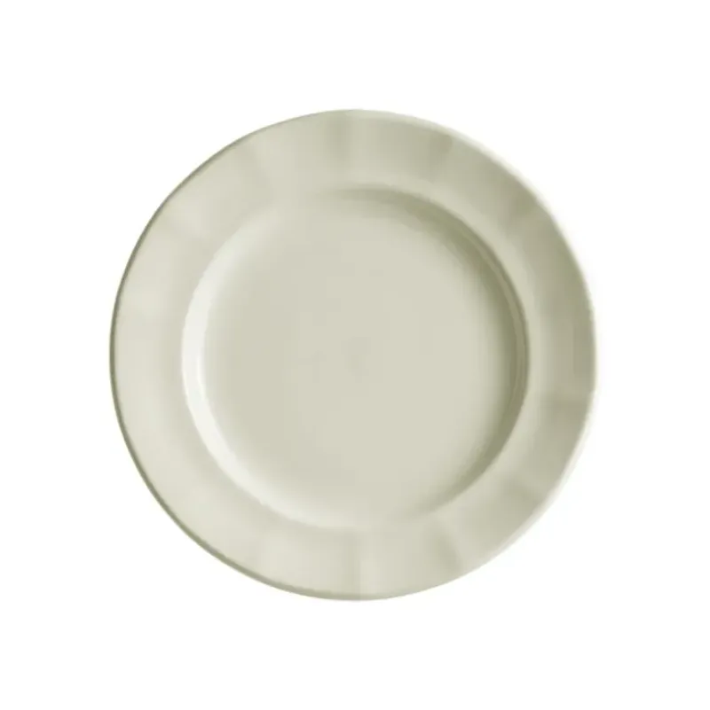 La Cartuja de Sevilla Plato de postre colección Ochavada Blanca > Platos