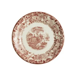 La Cartuja de Sevilla Plato de postre colección 202 Rosa > Platos