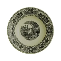 La Cartuja de Sevilla Plato hondo colección Negro Vistas > Platos