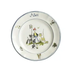 La Cartuja de Sevilla Plato infantil niño color azul > Vajillas Infantiles|Platos