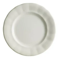 La Cartuja de Sevilla Plato llano 28 cm colección Aurora Blanca > Platos