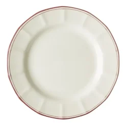 La Cartuja de Sevilla Plato llano 28 cm colección Basic Line Red > Platos