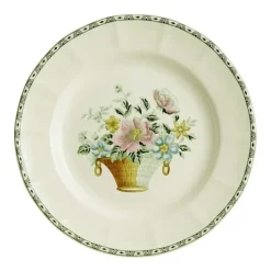 La Cartuja de Sevilla Plato llano 28 cm colección Canasto Floral > Platos