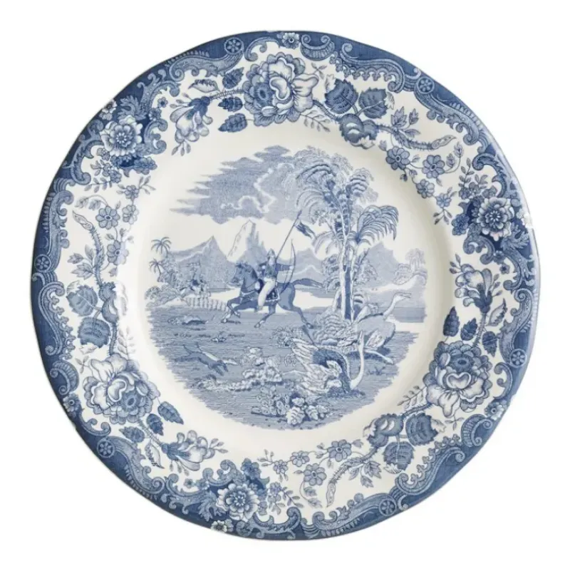 La Cartuja de Sevilla Plato llano 28 cm colección Ceilán > Platos