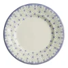 La Cartuja de Sevilla Plato llano 28 cm colección Flor de Lis Azul > Platos