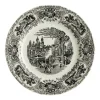 La Cartuja de Sevilla Plato llano 28 cm colección Negro Vistas > Platos