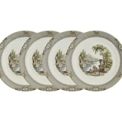 La Cartuja de Sevilla Set de 4 bajo-platos colección Atenea > Set Y Servicios|Platos