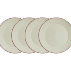 La Cartuja de Sevilla Set de 4 bajo-platos colección Basic Line Red > Set Y Servicios|Platos
