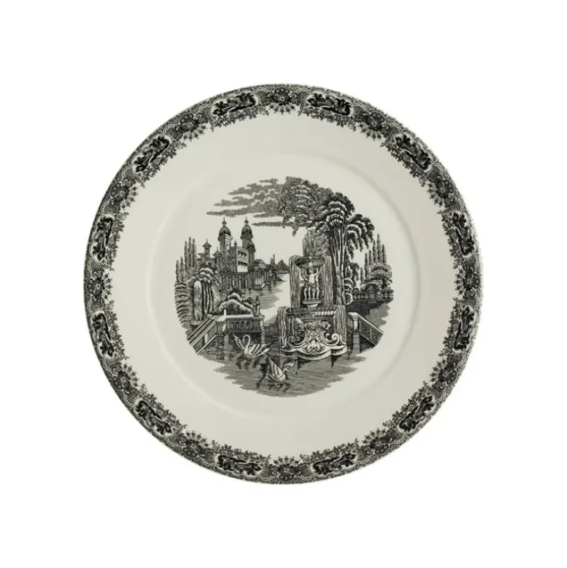 La Cartuja de Sevilla Set de 4 bajo-platos colección Negro Vistas > Set Y Servicios|Platos