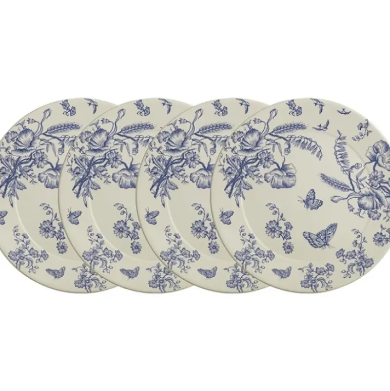 La Cartuja de Sevilla Set de 4 bajo-platos colección Primavera > Set Y Servicios|Platos