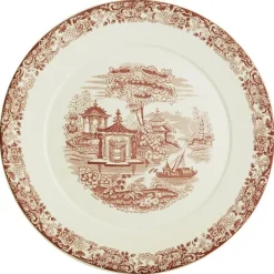 La Cartuja de Sevilla Set de 4 bajo-platos colección 202 Rosa > Set Y Servicios|Platos