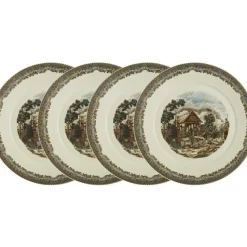 La Cartuja de Sevilla Set de 4 bajo-platos colección Viejo Molino > Set Y Servicios|Platos