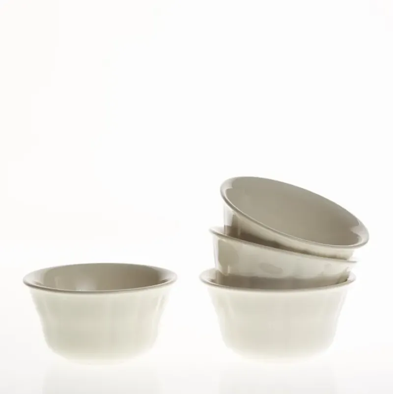 La Cartuja de Sevilla Set de 6 boles clásicos colección Imperio Blanca tamaño pequeño > Set Y Servicios|Boles Y Tazas De Consomé