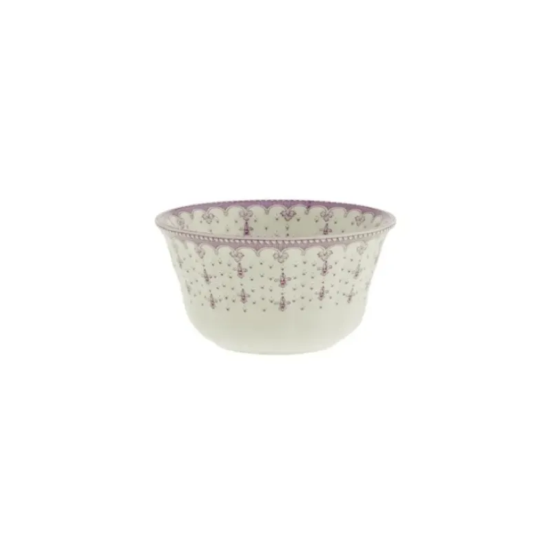 La Cartuja de Sevilla Set de 6 boles clásicos colección Flor de Lis Rosa tamaño pequeño > Set Y Servicios|Boles Y Tazas De Consomé