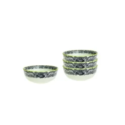 La Cartuja de Sevilla Set de 6 boles clásicos colección Negro Vistas Yellow by Aaron Stewart tamaño mini > Set Y Servicios|Boles Y Tazas De Consomé
