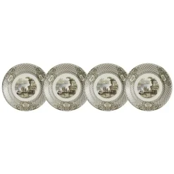 La Cartuja de Sevilla Set de 4 platos de pan colección Atenea > Set Y Servicios|Platos