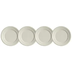 La Cartuja de Sevilla Set de 4 platos de pan colección Aurora Blanca > Set Y Servicios|Platos