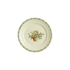 La Cartuja de Sevilla Set de 4 platos de pan colección Canasto Floral > Set Y Servicios|Platos