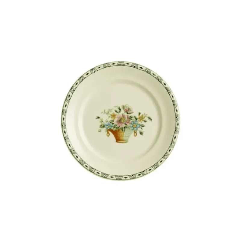 La Cartuja de Sevilla Set de 4 platos de pan colección Canasto Floral > Set Y Servicios|Platos
