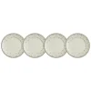 La Cartuja de Sevilla Set de 4 platos de pan colección Flor de Lis Rosa > Set Y Servicios|Platos