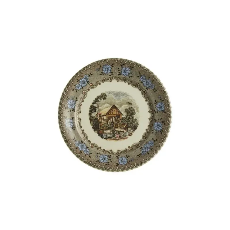 La Cartuja de Sevilla Set de 4 platos de pan colección Viejo Molino > Set Y Servicios|Platos